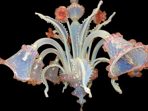 Kroonluchter - Muranoglas - Murano Venet handgeblazen, Antiek en Kunst, Antiek | Lampen