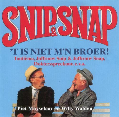 cd - Snip &amp; Snap - t Is Niet Mn Broer!, Cd's en Dvd's, Cd's | Overige Cd's, Zo goed als nieuw, Verzenden