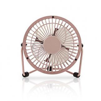 USB ventilator | Nedis | Ø 10 cm (360° draaibaar, Roze), Witgoed en Apparatuur, Airco's, Nieuw, Verzenden