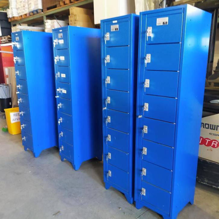 8-deurs metalen lockerkast - 190x45x40 cm, Huis en Inrichting, Kasten | Lockerkasten, Ophalen of Verzenden