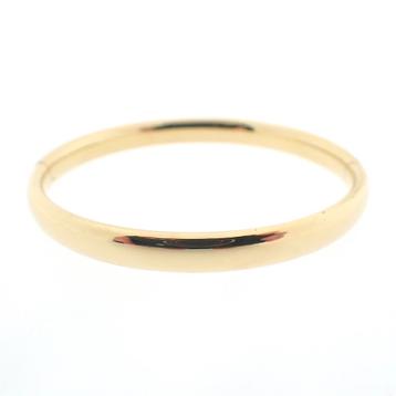 Gouden gladde slavenarmband | Ø 60 mm (gouden slavenarmband beschikbaar voor biedingen