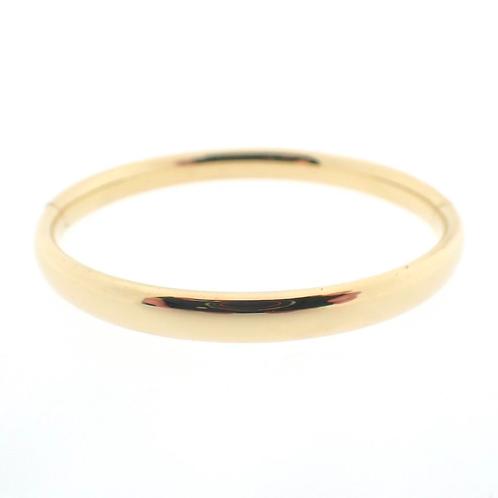 Gouden gladde slavenarmband | Ø 60 mm (gouden slavenarmband, Sieraden, Tassen en Uiterlijk, Armbanden, Overige kleuren, Gebruikt