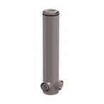Rolux CLV Etage T-stuk PP/metaal 125/200 - 2x80/125 hoek 90°, Ophalen of Verzenden, Nieuw