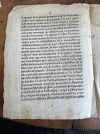 Document - Louis XIV et Phélypeaux - Lettre du Roy écrite à, Antiek en Kunst