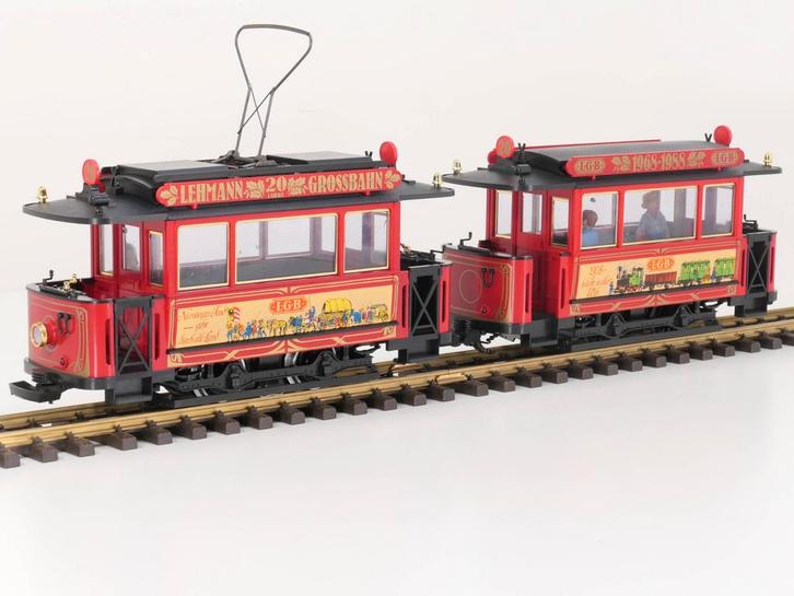 LGB 1988 Jubileum tramstel (Locomotieven, Locs en Wagons), Hobby en Vrije tijd, Modeltreinen | Overige schalen, Overige typen