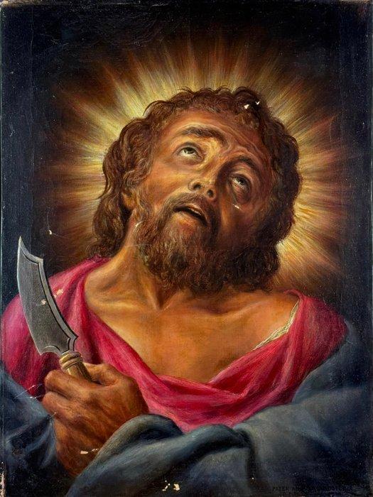 Pater Andreas Léon Bosteels (1901-1970) - San Bartolomeo -, Antiek en Kunst, Kunst | Schilderijen | Klassiek