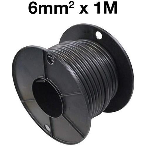 Accukabel 6Mm2 Zwart (Per Meter), Auto-onderdelen, Accu's en Toebehoren, Verzenden