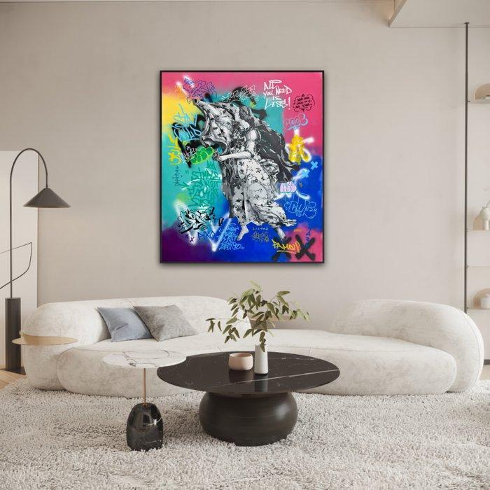 Quiona+ (1987) - The Divine Flora’, Antiek en Kunst, Kunst | Schilderijen | Modern