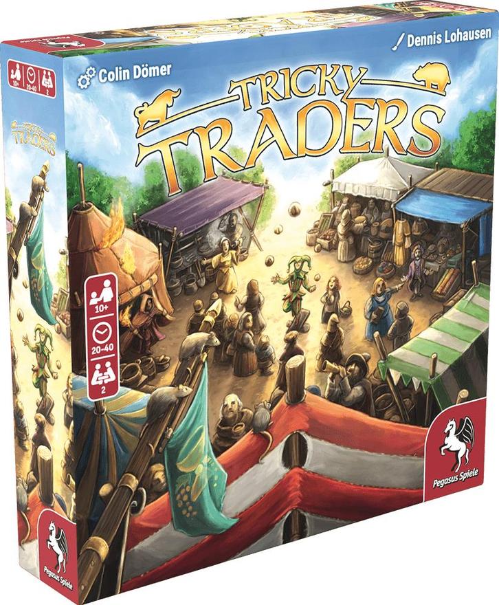 Tricky Traders - Board Game | Pegasus Spiele GmbH -, Hobby en Vrije tijd, Gezelschapsspellen | Bordspellen, Nieuw, Verzenden
