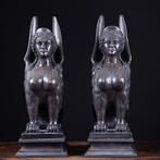 Beeld, Bronze Harpies - 425 mm - Bronzen sculptuur op