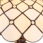 Tiffany tafellamp – Ruitpatroon – Ø 30 × H 46,5 cm (Art., Verzenden, Nieuw