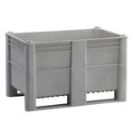 Kunststof Palletbox Grijs 1200 x 800 x 760 mm 2 sleden - 520, Doe-het-zelf en Verbouw, Hout en Planken, Verzenden, Nieuw