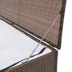 Tuinbox 120x50x60 cm poly rattan bruin (Schuurtjes-Rekken), Tuin en Terras, Tuinhuizen, Verzenden, Nieuw