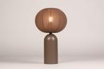 Rietveld Tafellampen - Bruin - Stof, Metaal, Verzenden, Nieuw