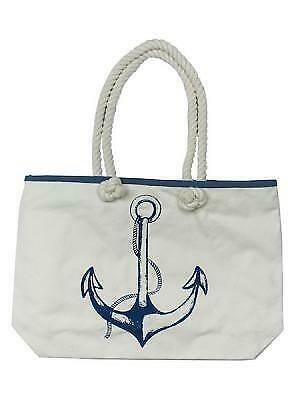strandtas nautisch met opdruk anker, strand rugtas nautisch, Sieraden, Tassen en Uiterlijk, Tassen | Schoudertassen, Nieuw
