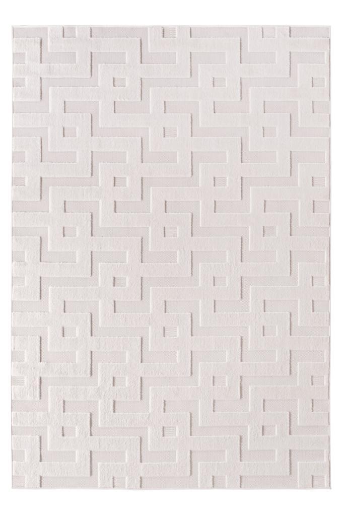 Modern Vloerkleed | Doha | Labyrint | Crème | 200x290 cm, Huis en Inrichting, Stoffering | Tapijten en Kleden, Verzenden