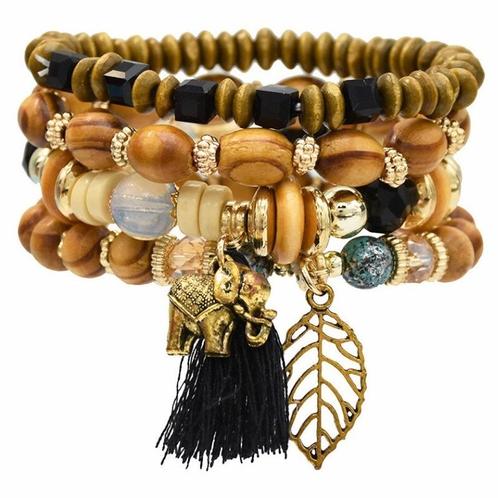 Fako Bijoux® - Armband Set - Boho - Bohemian - Olifant -, Sieraden, Tassen en Uiterlijk, Armbanden, Verzenden