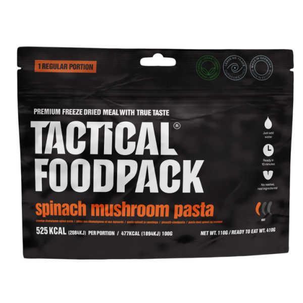 Spinazie Champignon Pasta - Tactical Foodpack, Diversen, Levensmiddelen
