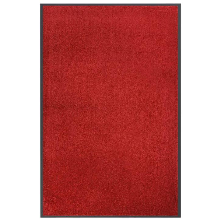 vidaXL Deurmat 80x120 cm rood, Tuin en Terras, Deurmatten, Nieuw, Verzenden