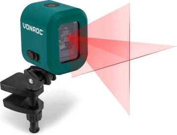 Tweedekans | VONROC Kruislijnlaser– Rood – 4V accu – 1800mah beschikbaar voor biedingen