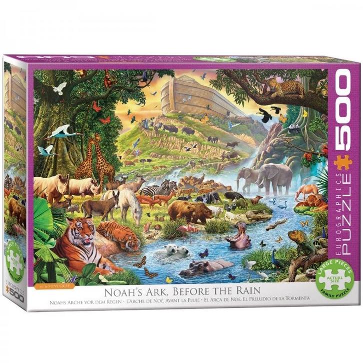 Noah`s Ark Before the Rain Puzzel (500 XL stukjes) |, Hobby en Vrije tijd, Denksport en Puzzels, Nieuw, Verzenden
