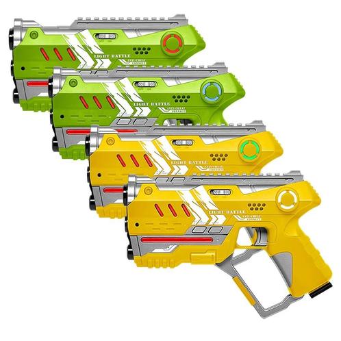 Light Battle Connect Lasergame set - Geel/Groen - 4, Kinderen en Baby's, Speelgoed | Buiten | Actiespeelgoed, Nieuw, Ophalen of Verzenden