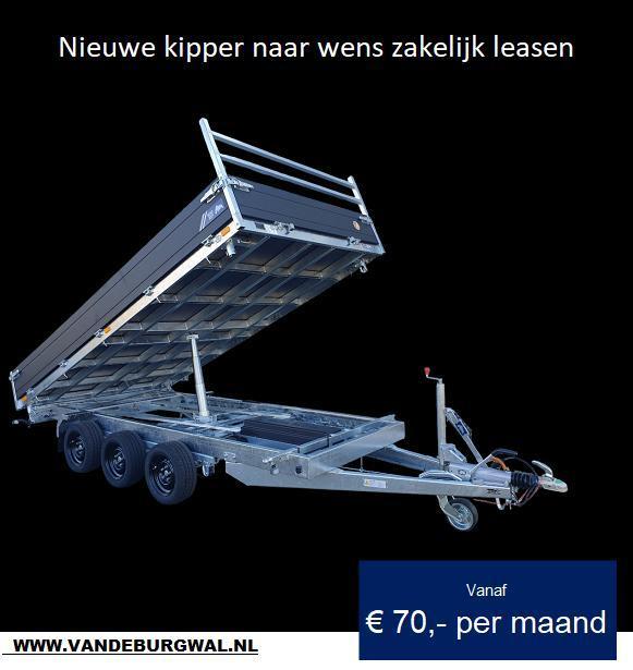 Kipper / Kieper (nieuw), al v.a. 70,00 per maand (lease), Auto diversen, Aanhangers en Bagagewagens, Nieuw