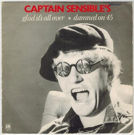 Single vinyl / 7 inch - Captain Sensible - Glad Its All..., Cd's en Dvd's, Vinyl Singles, Zo goed als nieuw, Verzenden