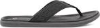 UGG M Brookside Flip Canvas Heren Slippers - Black - Maat, Nieuw, Verzenden