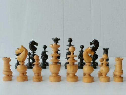 Schaakspel - Régence - buite de buis, Antiek en Kunst, Curiosa en Brocante