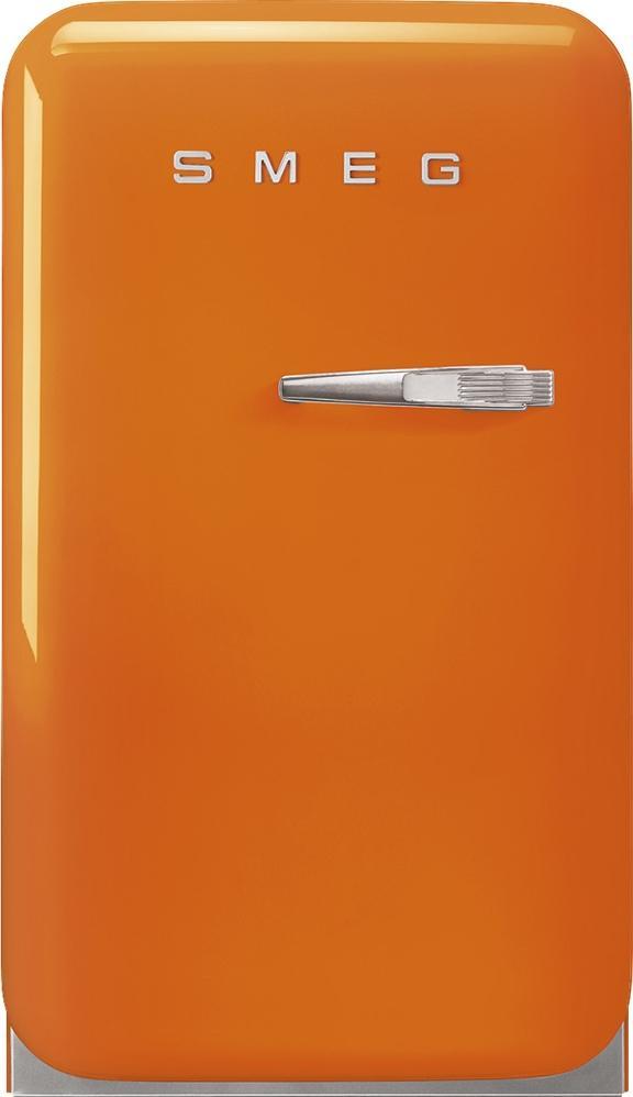 Smeg FAB5LOR5 minibar koelkast - oranje - linksdraaiend, Witgoed en Apparatuur, Koelkasten en IJskasten, Minder dan 75 liter, Energieklasse A of zuiniger