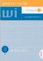 Getal en Ruimte 3 vmbo K 1 deel Werkboek i  cd 9789011094727, Zo goed als nieuw