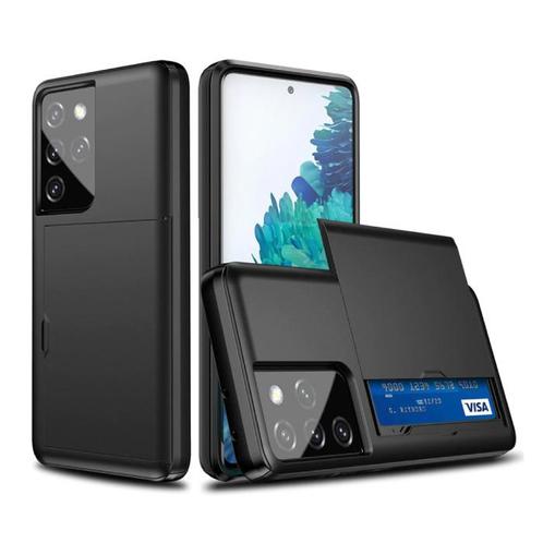 Samsung Galaxy J3 - Wallet Card Slot Cover Case Hoesje, Telecommunicatie, Mobiele telefoons | Hoesjes en Frontjes | Samsung, Nieuw