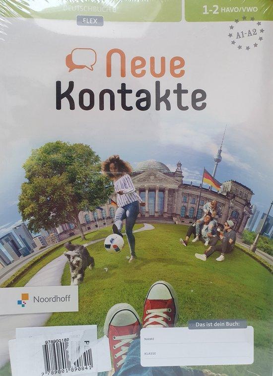 Neue Kontakte 7e ed havo/vwo 1-2 Deutschbuch(A+B) + online, Boeken, Overige Boeken, Zo goed als nieuw, Verzenden