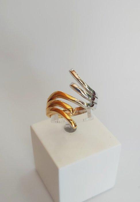 Ring - 19.2 kt. Roségoud, Witgoud, Sieraden, Tassen en Uiterlijk, Ringen
