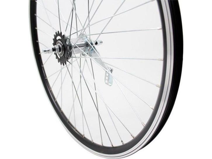 Roland - Achterwiel 26 x 1.75 - Remnaaf Alu V-profil - Zwart, Fietsen en Brommers, Fietsonderdelen, Zo goed als nieuw, Verzenden