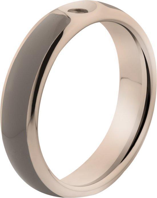 Melano Twisted Tracy resin ring - dames - rosegoldplated +, Sieraden, Tassen en Uiterlijk, Ringen, Verzenden