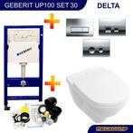 Up100 Toiletset 30 Villeroy & Boch O.Novo Directflush Met, Ophalen of Verzenden, Nieuw
