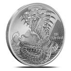 World of Dragons  -  1 oz zilver Round
