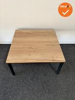 Ahrend Bijzettafel - Zwart onderstel - 80x80cm - Blad in kle, Werkplek, Ophalen of Verzenden, Gebruikt, Bureau