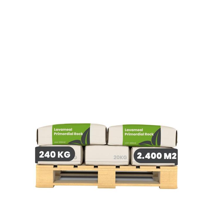 Lavameel uit Eifel Oergesteente (12x = 240 kg - voor 2400, Tuin en Terras, Aarde en Mest, Mest, Verzenden