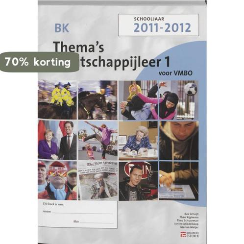 Themas Maatschappijleer / 1 Vmbo Bk-Niveau / Deel Werkboek, Boeken, Schoolboeken, Gelezen, Verzenden