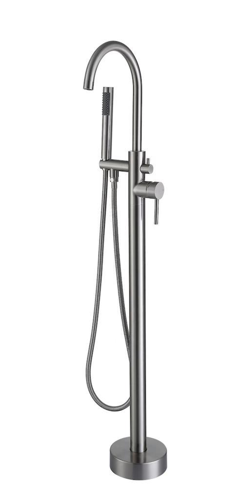 SALE - Mosni - Gun metal - Vrijstaande kraan -, Doe-het-zelf en Verbouw, Sanitair, Nieuw, Ophalen of Verzenden