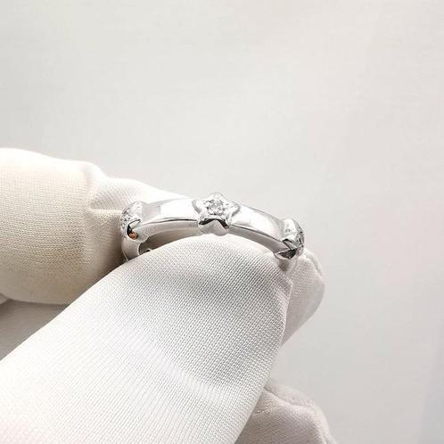 Ring - 18 karaat Witgoud - 0.24ct. tw. Diamant (Natuurlijk), Sieraden, Tassen en Uiterlijk, Ringen