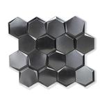 Zelfklevende 3D Tegel Cubi Metal, Nieuw