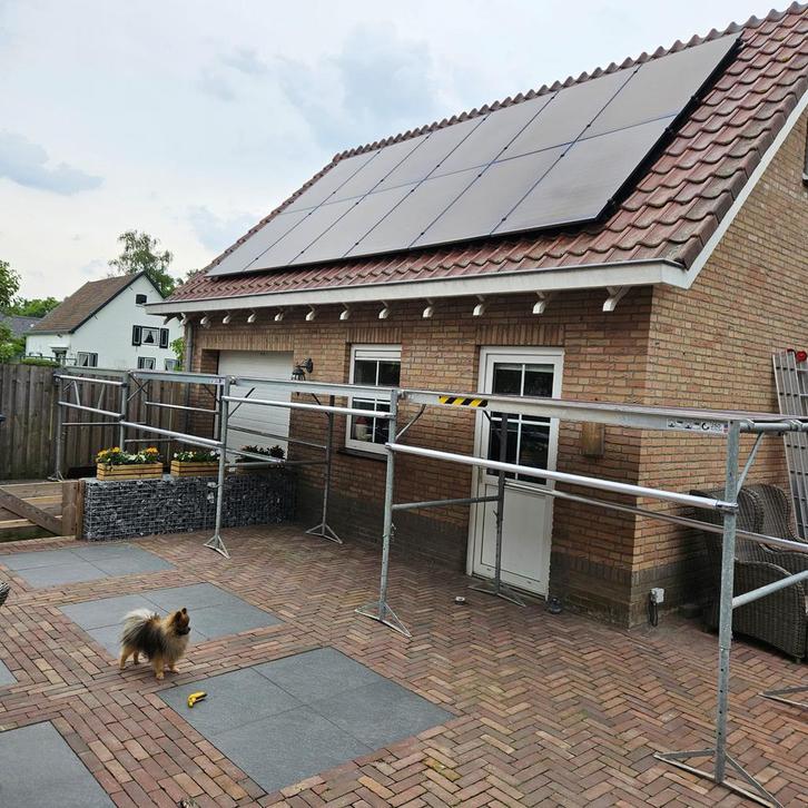 Steigerschraag verstelbaar  [ schuifbokken ], Zakelijke goederen, Machines en Bouw | Liften, Steigers en Ladders, Ophalen