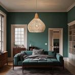 Boho Rotan Hanglamp E27 – Vintage Natuurlijke Look, Verzenden, Nieuw