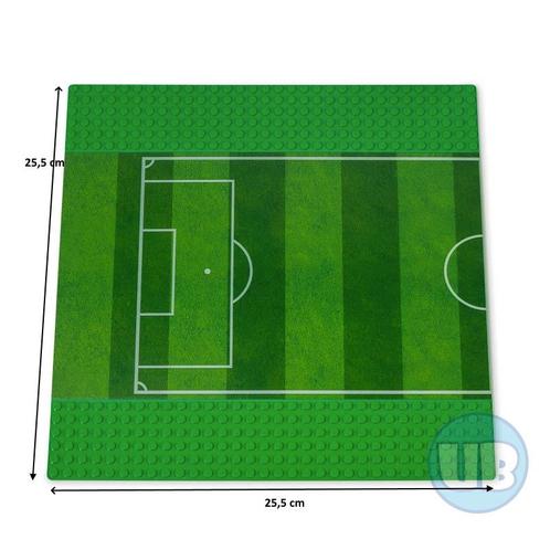City wegenplaat Voetbalveld - 25,5 x 25,5 cm, Kinderen en Baby's, Speelgoed | Duplo en Lego, Nieuw, Verzenden