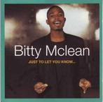 cd - Bitty Mclean - Just To Let You Know..., Verzenden, Zo goed als nieuw