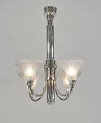 Hubert Petitot & Degue - Kroonluchter - geperst glas -